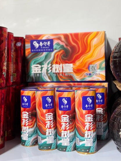 F易守华烟花#金衫树皇 大型圣诞树